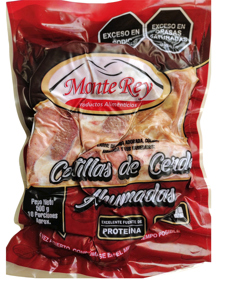 Costillitas de cerdo ahumada